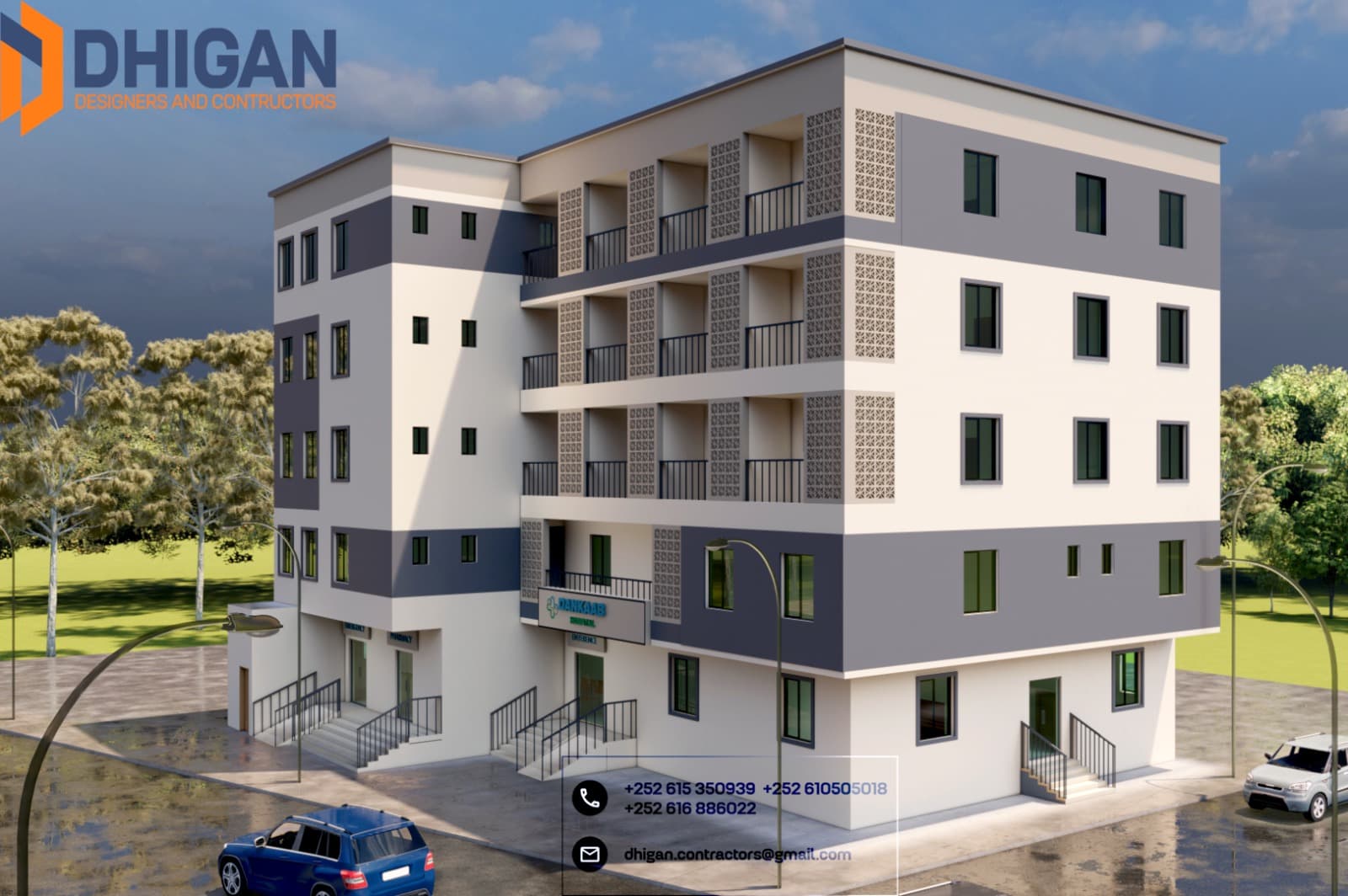 Contemporary high-rise architecture